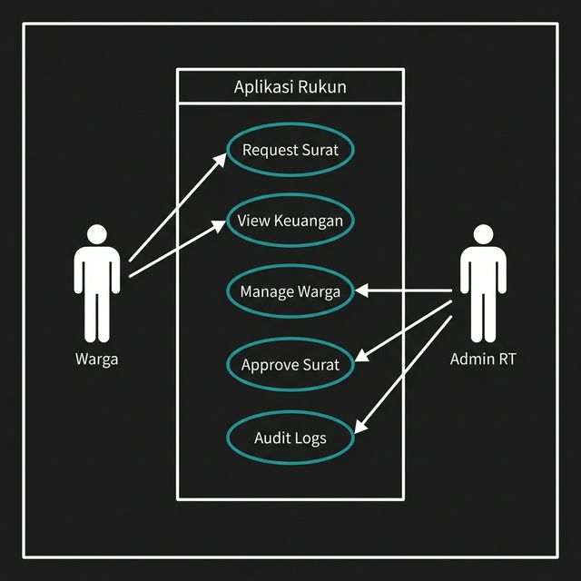 use case diagram — actors and system use cases
